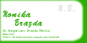 monika brazda business card
