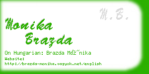 monika brazda business card